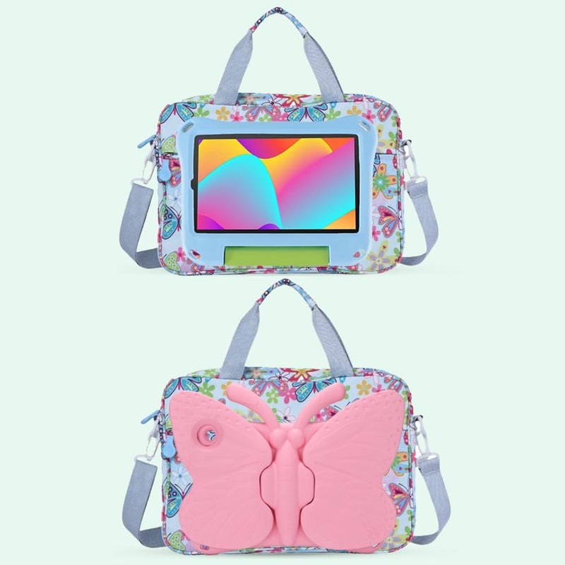 FunnyWin Kids Tablet Bag for Boy Girl Toddler Carrying Tablet Sleeve Carrying with Handle Shoulder Strap 13 inch - Image 5